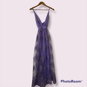 Fashion Nova Goodbye Winter Hello Spring Dress - Lavender Sz Medium